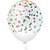 Balão Decorado N010 Confete Clear com Sortido - Pacote com 25 - Imagem 2