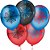 Balão Decorado N010 Teia de ARANHA Sortidos - Pacote com 25 Unidades - Imagem 2