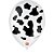 Balão Decorado N09 Vaquinha - Pacote com 25 - Imagem 2