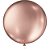 Balão Metalizado Nº05 Redondo Rose GOLD - Pacote com 25 Unidades - Imagem 1