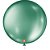 Balão Metalizado N05 Redondo Verde PCT com 25 - Imagem 2