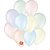 Balão Redondo Nº07 CANDY Colors Sortido Pacote com 25 Unidades - Imagem 1