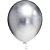 Balão Redondo Platino N°09 Prata - Pacote com 25 Unidades - Imagem 2
