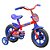 Bicicleta Infantil ARO 12 ARCO IRIS VERMELHA/AZUL - Imagem 2