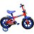 Bicicleta Infantil ARO 12 ARCO IRIS VERMELHA/AZUL - Imagem 3