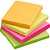 Bloco de Recado Autoadesivo 38X50MM Neon – 4 Cores, 200 Folhas - Imagem 4