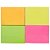 Bloco de Recado Autoadesivo 38X50MM Neon – 4 Cores, 200 Folhas - Imagem 1
