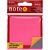 Bloco de Recado Autoadesivo 76MM X 76MM Translúcido Rosa - 50 Folhas - Imagem 2