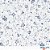 Papel de Parede Plástico Adesivo 45CMX15M Flores Vintage Azul - Imagem 1