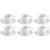 Xícara para CHÁ de Porcelana Wembley Branca 150ML - Conjunto com 12 Peças - Imagem 1