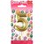 Vela para Aniversário N°5 Metalizada Ouro 6CM Caixa com 12 - Imagem 3
