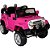 Veículo Elétrico Jipe Rosa com Controle 12V - Imagem 1