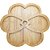 Utensílio Doméstico Petisqueira MDF 5DIV 30X27CM - Imagem 1
