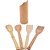 Utensílio Doméstico KIT Bambu com Suporte 5 PCS com 05 - Imagem 1
