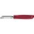 Utensílio Doméstico Descascador de Batatas INOX Vermelho - Imagem 1