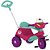 Triciclo Velobabay PASSEIO/PEDAL Rosa - Imagem 2