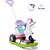 Triciclo Poponei com Balanço Rosa 30KG - Imagem 2