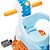 Triciclo Poponei com Balanço Azul 30KG - Imagem 7