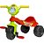 Triciclo Kemotoca Corrida Vermelho e Verde - Imagem 1