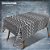 Toalha Térmica Chevron BRANCO/PRETO 1,40 X 30M - Imagem 2