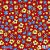 TNT Estampado Chita Vermelho 1,40M 40G - Rolo com 25 Metros - Imagem 1