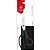 Tesoura Multiuso 21CM INOX com Cabo Preto e Vermelho - Imagem 2