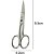 Tesoura Higiene Pessoal Curva para UNHAS 3 5/8 INOX - Imagem 3
