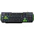 Teclado USB 5+ Gamer START 20 PT/VERDE - Imagem 1