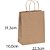 Sacola para Presente KRAFT G 31,5X23,5X10CM - Pacote com 10 - Imagem 1