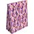 Sacola para Presente Decorada FEMININA/AMOR Pequena 19,5X14,5X8 - Pacote com 10 Unidades - Imagem 3