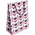 Sacola para Presente Decorada FEMININA/AMOR MD 27X21X10 - Pacote com 10 - Imagem 1