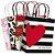 Sacola para Presente Decorada Feminina 32X26,5X13CM Sortidas Pacote com 10 Unidades - Imagem 1