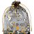 Saco de Organza Estampado Preto 15X18CM PCT com 10 - Imagem 1
