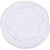 Saco de Organza Branco Redondo 28X28CM PCT com 05 - Imagem 1