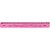 Régua Mole Neon Flexível 30CM Rosa - Pacote com 10 - Imagem 1