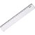 Régua de Poliestireno NEW Line Cristal 20CM Pacote com 10 - Imagem 1