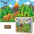 QUEBRA-CABEÇA de Madeira Dinossauros 30 Peças - Imagem 3