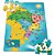 QUEBRA-CABEÇA Educativo Mapa do Brasil 100 Peças - Imagem 3