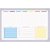 Quadro Branco com Moldura de Madeira Planner DOTS SOFT Lilás 60X40CM Pacote com 02 Unidades - Imagem 1