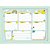 Quadro Branco Moldura Madeira Planner Abelhinha VD40X30CM PCT com 02 - Imagem 1