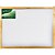 Quadro Branco com Moldura de Madeira 100X80CM Magitel Pacote com 2 - Imagem 1