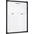 Quadro Branco Planner Moldura Preta 90X60CM com Moldura em Madeira - Pacote com 02 - Imagem 2