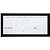 Quadro Branco Moldura Madeira 080X038CM Planner Command PRET PCT com 02 - Imagem 2