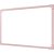 Quadro Branco Moldura Madeira 060X040CM UV MDF SOFT Rosa PCT com 02 - Imagem 2