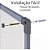 Quadro Branco 60X40CM UV MDF SOFT Prata com Moldura de Madeira (pacote com 2) - Imagem 4