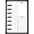 Quadro Branco Moldura Madeira 060X040CM Planner Moldpreto PCT com 02 - Imagem 1