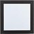 Quadro Branco Moldura Madeira 038X038CM Command Center Preto PCT com 02 - Imagem 1