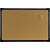 Quadro Aviso Moldura Madeira Cortiça APAR60X40CM SOFT PRET PCT com 02 - Imagem 2