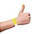 Pulseira de Identificação Amarela Fluor TYVEK Pacote com 50 - Imagem 3