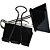 Prendedor de Papel Jocar Binder 15MM Preto - Pote com 60 Unidades - Imagem 1